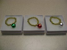 3 Little Girl's Jingle Bell Bracelets - Gift Boxed in Luke AFB, Arizona